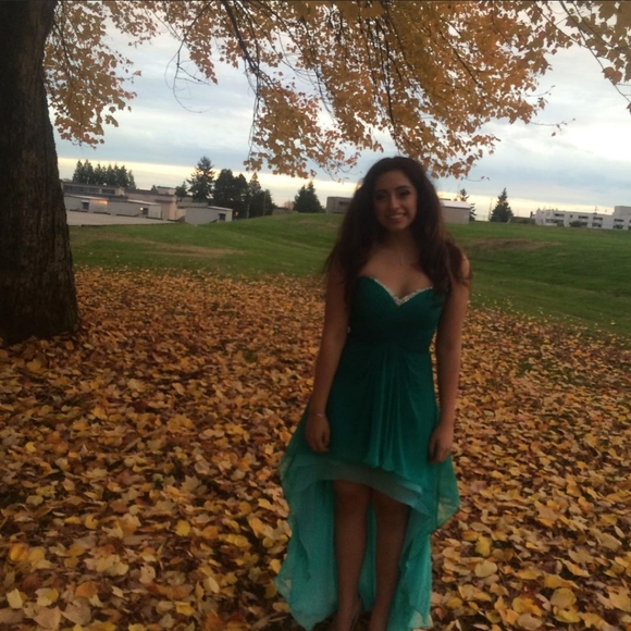 Turquise dress - Picture 2 of 2